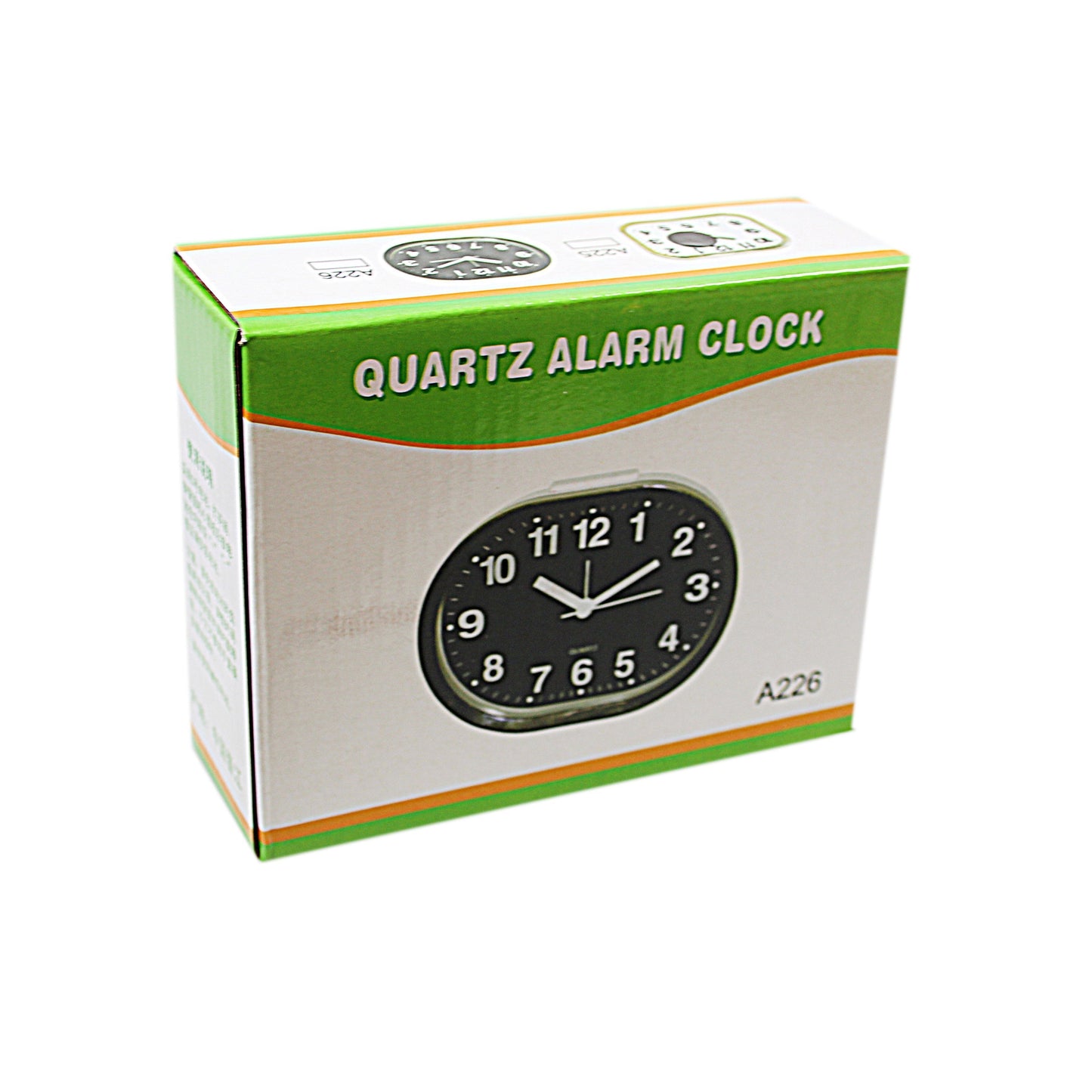 Rectangle Small Mini Travel Office Quartz Bedside Desk Beep Alarm Clock 4736 (Parcel Rate)