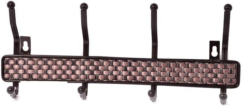 Metal Coat Hook Hanger Rack 33 cm 6866 (Parcel Rate)