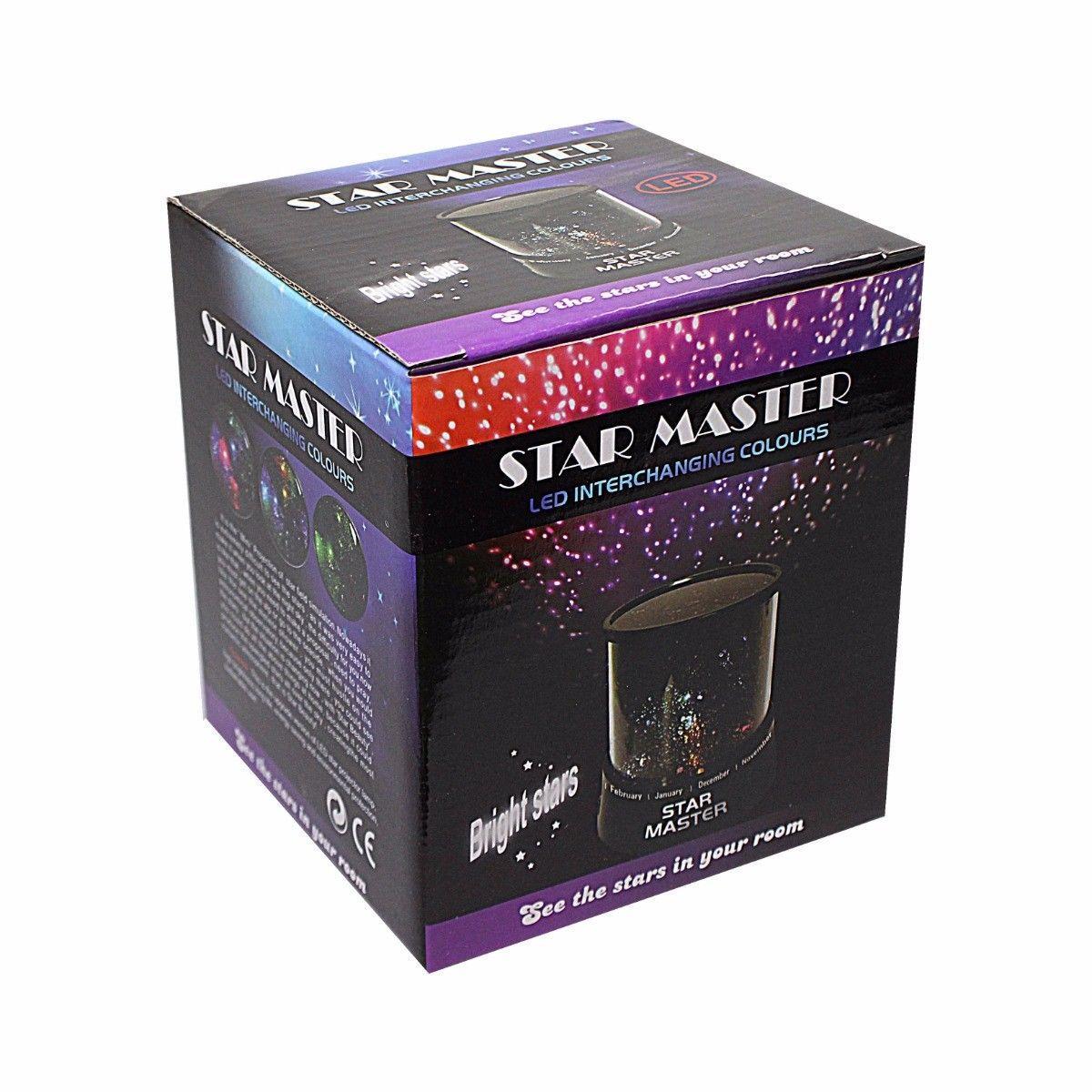 LED STAR ROTATING MASTER IN BLUE AND PINK 4355 (Parcel Rate)