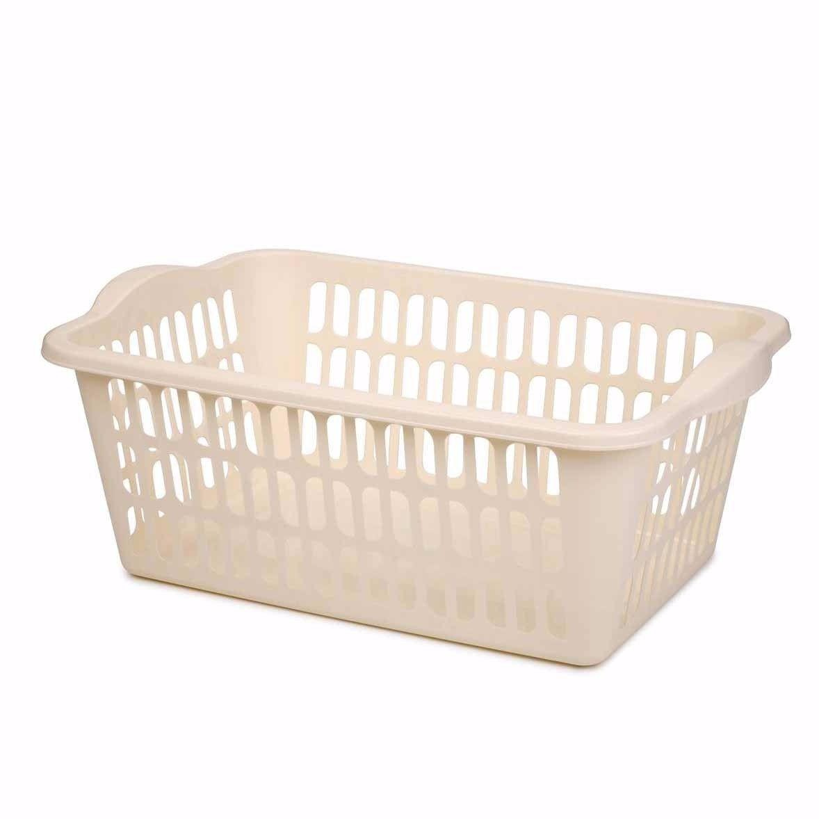 ASSORTED COLOUR CLOTH BASKET MULTI PURPOSE USE 0344 (Parcel Rate)