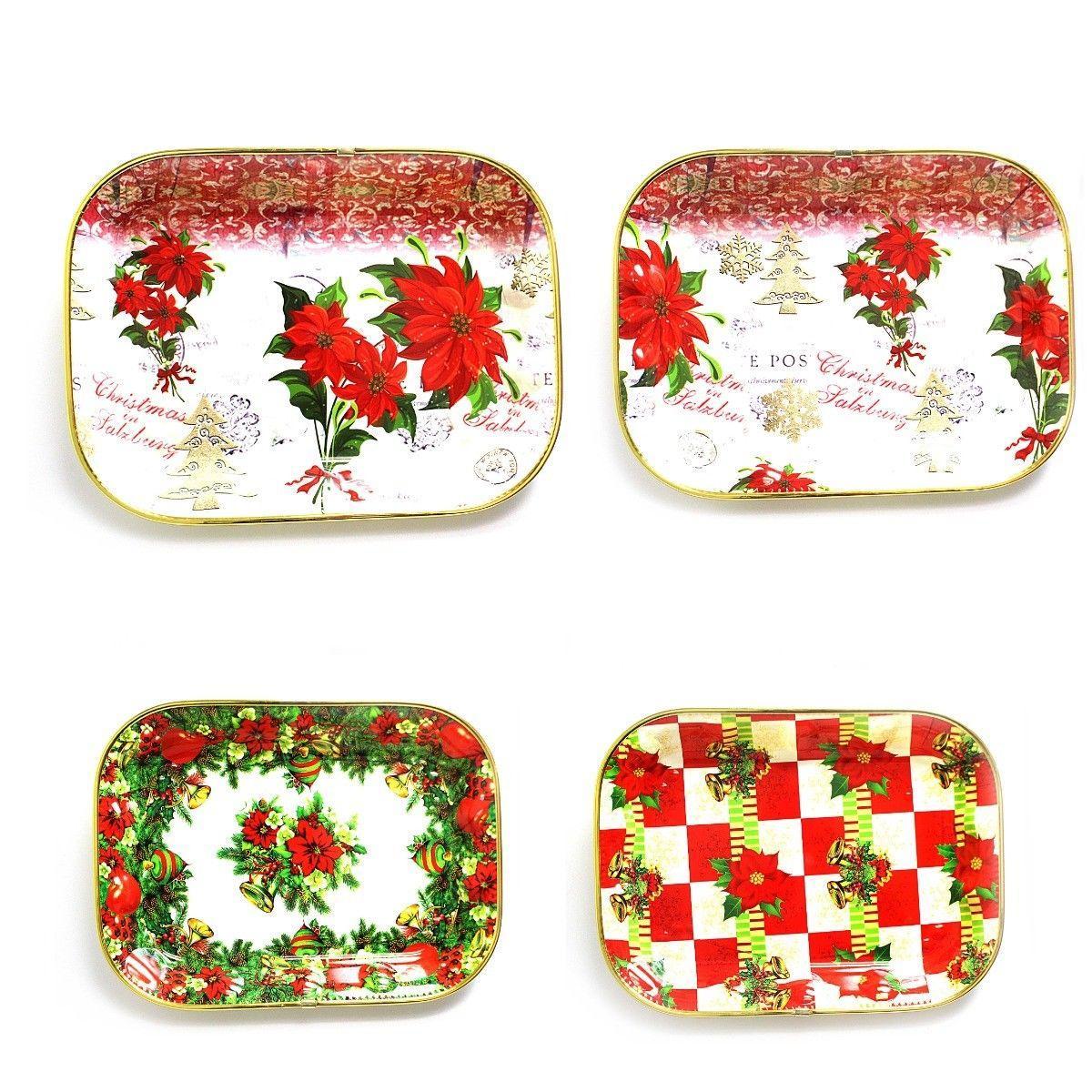 NOVELTY CHRISTMAS PARTY FOOD AND DESSERT TRAY 2774 (Parcel Rate)