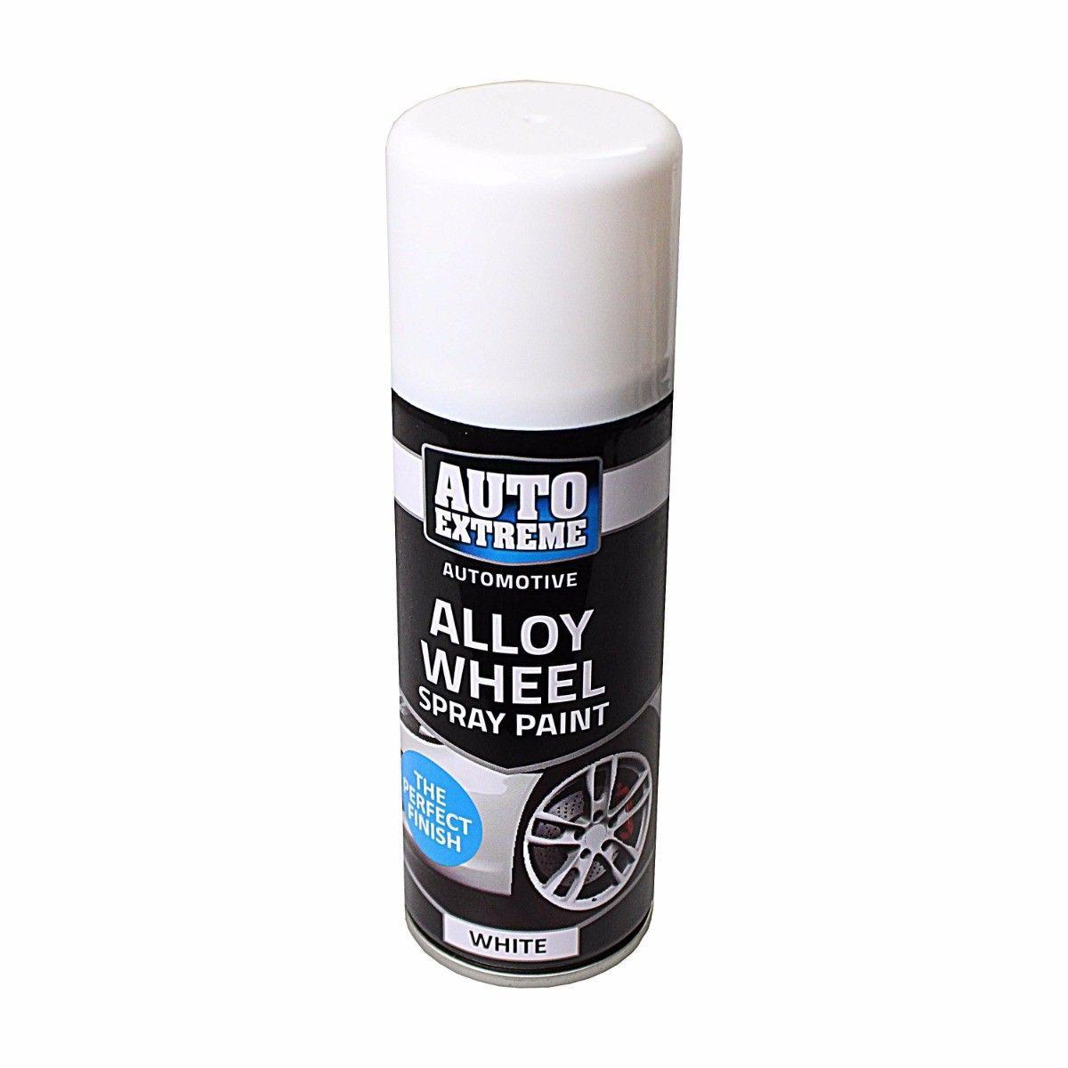 Auto Extreme Alloy Wheel Spray Paint White 200ml 8014 (Parcel Rate)