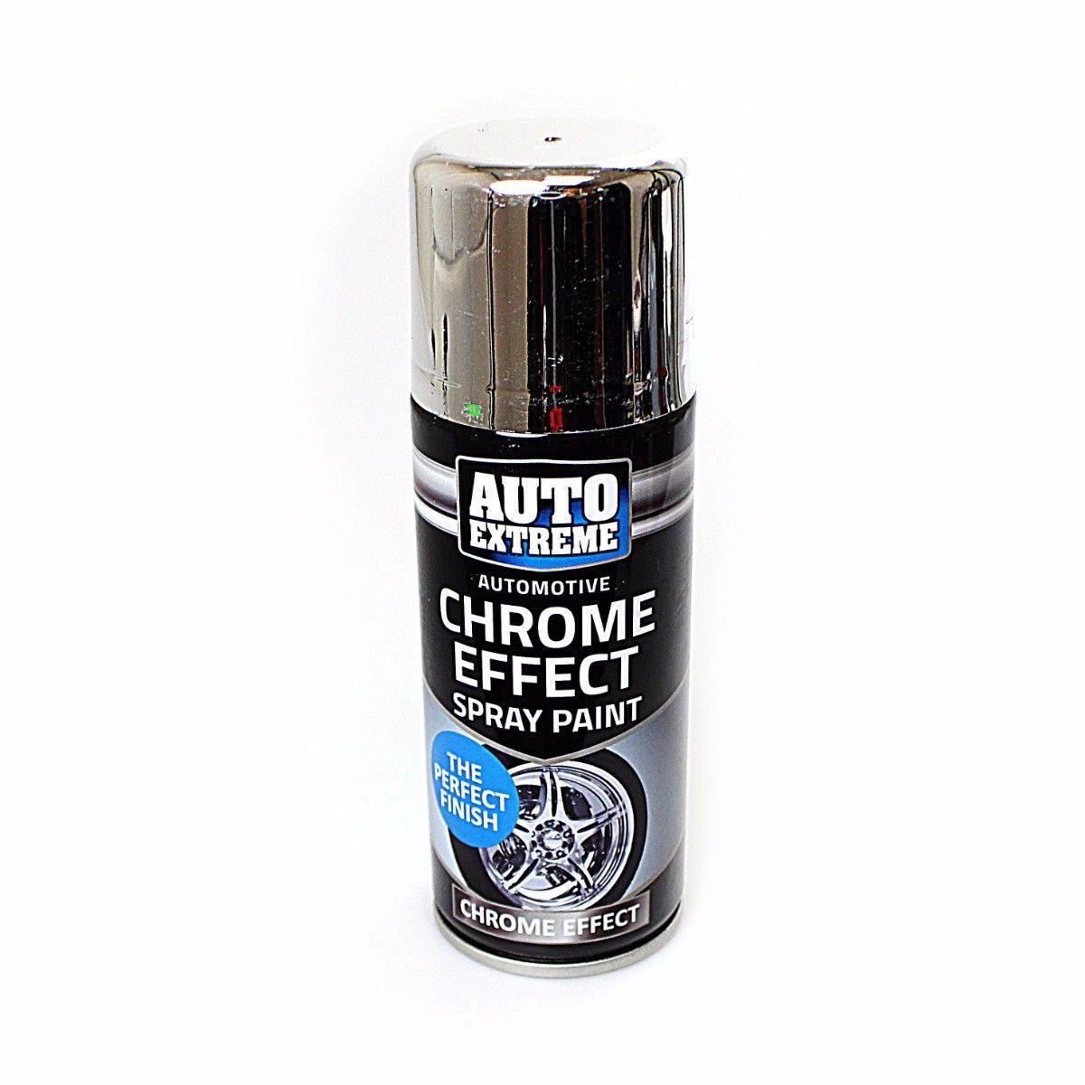 Chrome Effect Spray Paint Auto Extreme Car All Purpose Petrol Resistance 200ML 5514 (Parcel Rate)