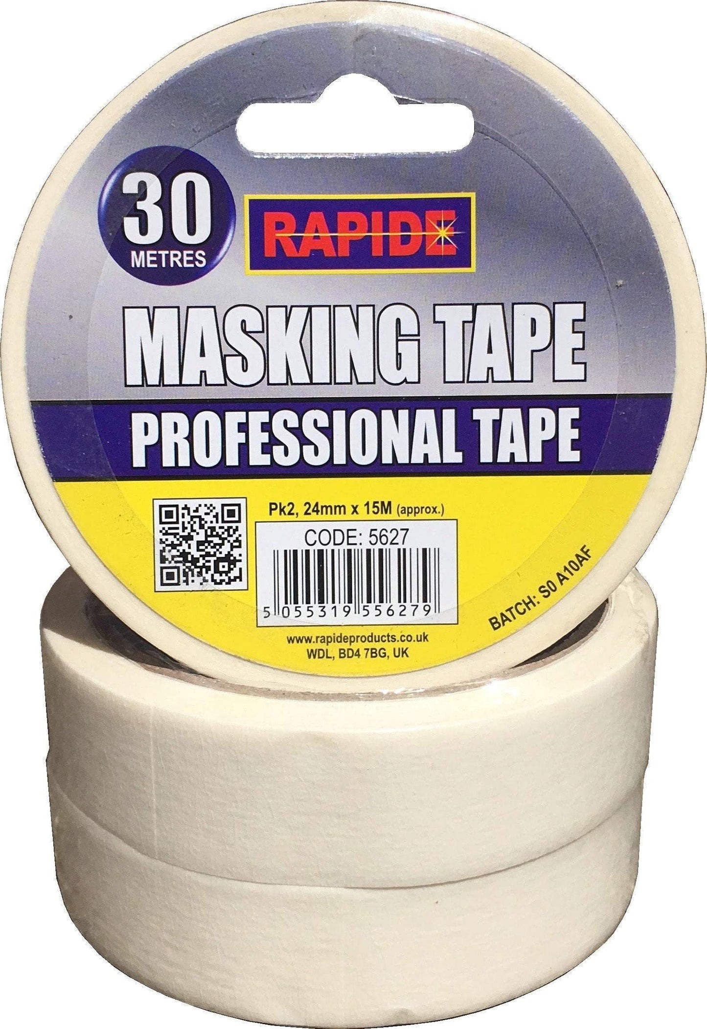 Rapide Masking Tape Pack of 2 24 mm x 15 m 5627 (Parcel Rate)