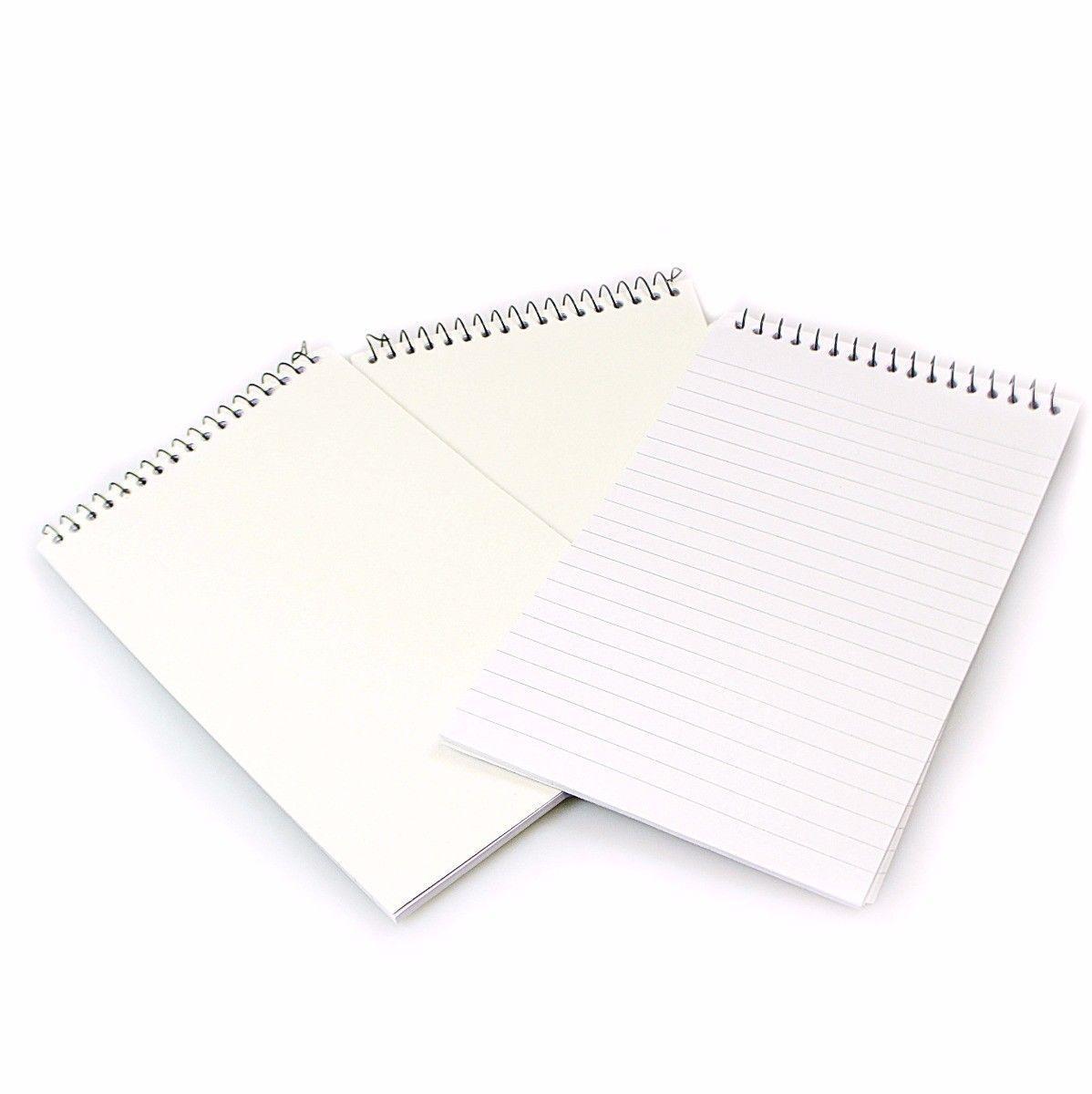 Pack Of 3 Reporters Pads Lined Paper Stationery 3042 (Large Letter Rate)