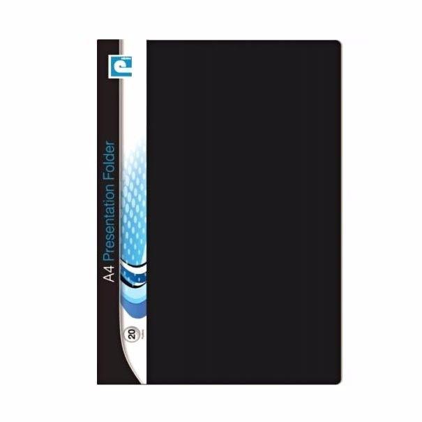 A4 Presentation Office Report Folder Attached Plastic Wallets Stationery 1700 (Parcel Rate)