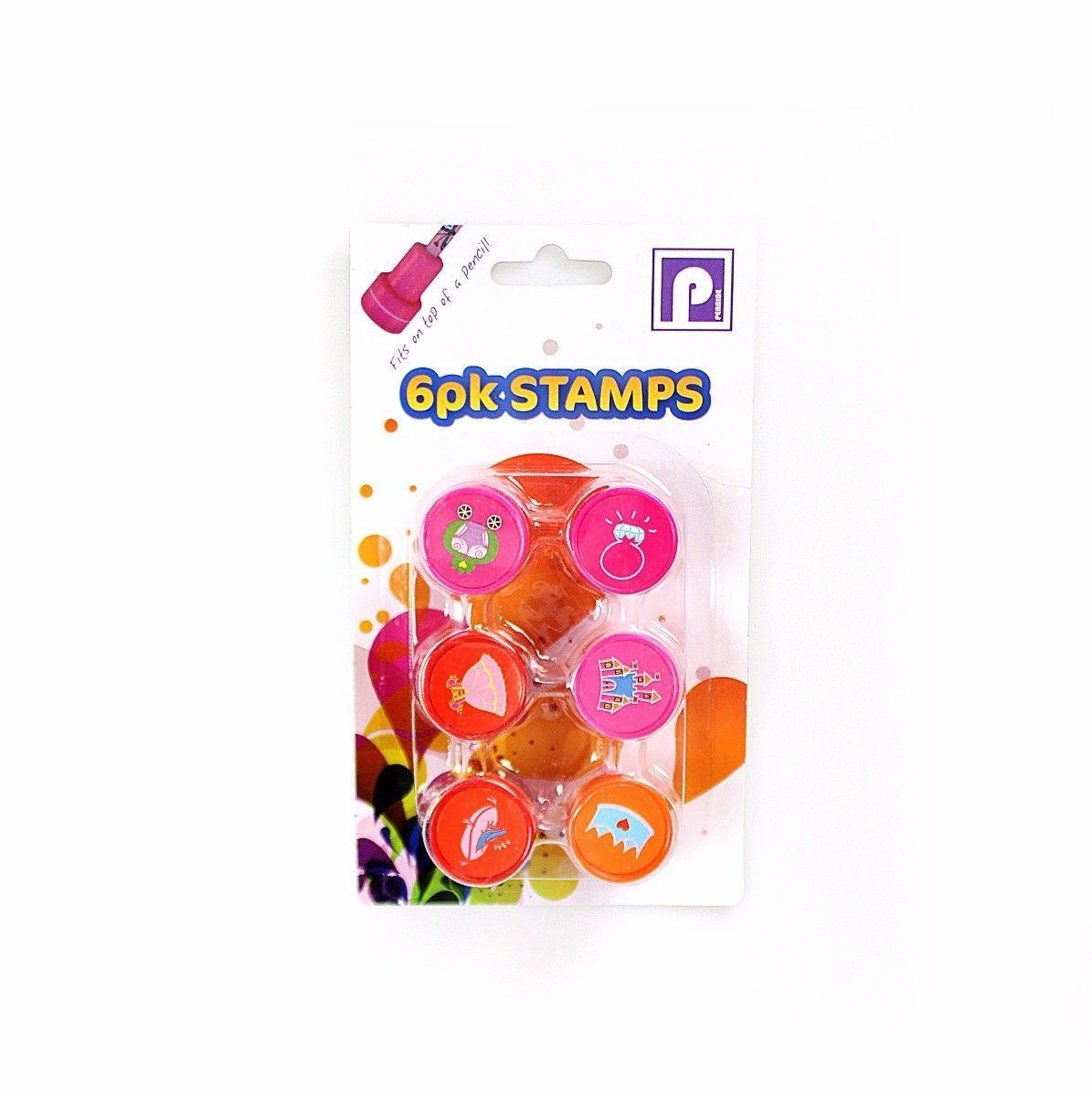 Childrens Fun 6 Pack Stamps Arts & Craft 3712 (Parcel Rate)