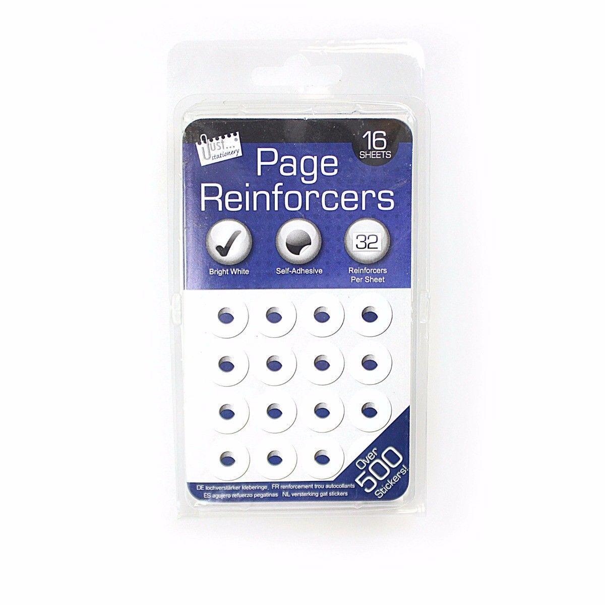 Page Reinforces Bright White, Self Adhesive Over 500 Stickers 5930 (Large Letter Rate)
