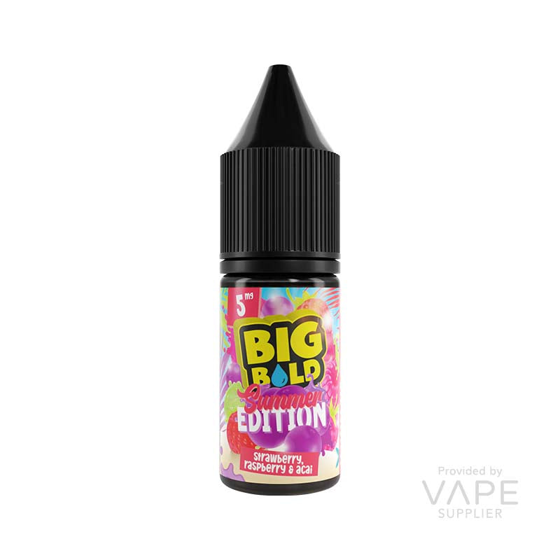 Big Bold Summer Edition Strawberry Raspberry Acai Nic Salts