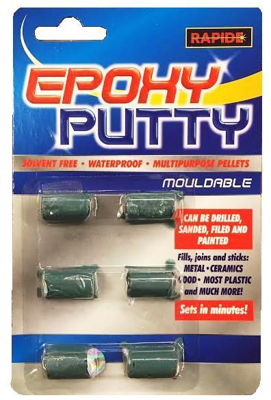 Rapide Epoxy Putty Waterproof Solvent Free Mouldable Sets In Minutes 6449 (Large Letter Rate)