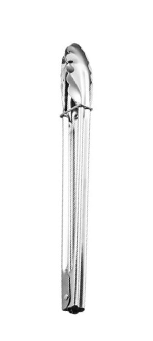 Metal Cooking Barbeque BBQ Tongs 28 cm 7195 (Parcel Rate)