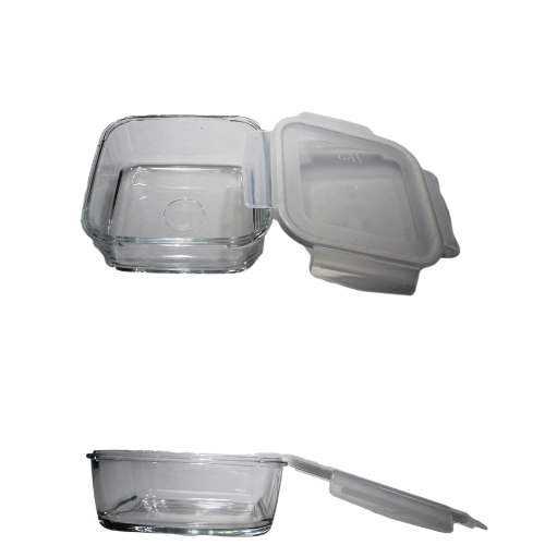 Glass Container With Plastic Lid Household Use Kitchen 1150cc FRS249KDP (Parcel Rate)