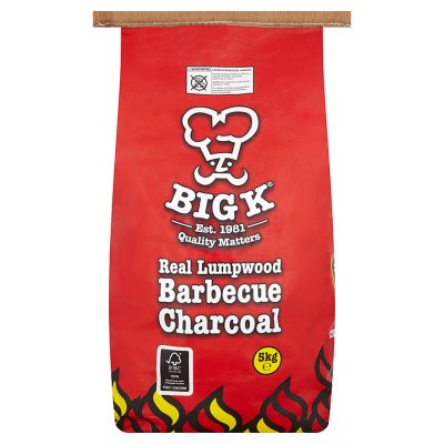 Real Lumpwood Barbecue Charcoal 5kg CH05W (Singles) (Parcel Rate)