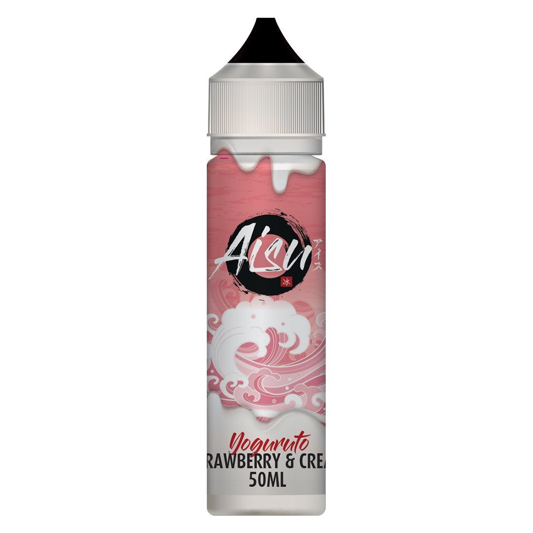 AISU Strawberry & Cream Yoghurt 50ml Shortfill