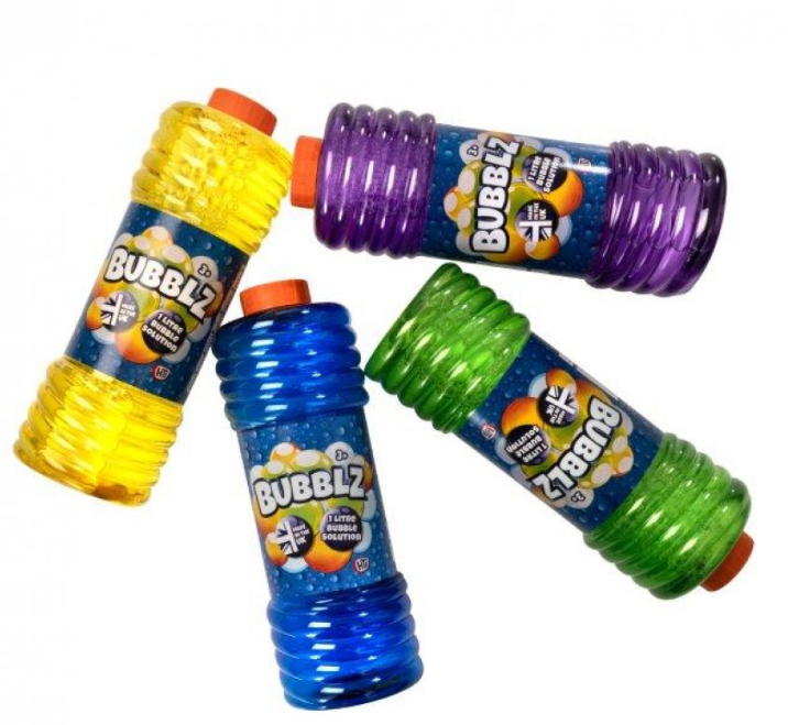 Bubblz Transparent 1 Litre Bottle 1374812 (Parcel Rate)