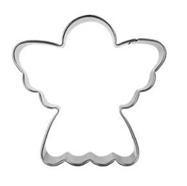 Metal Baking Cookie Cutters Moulds 6pcs Assorted Shapes 7063 (Parcel Rate)
