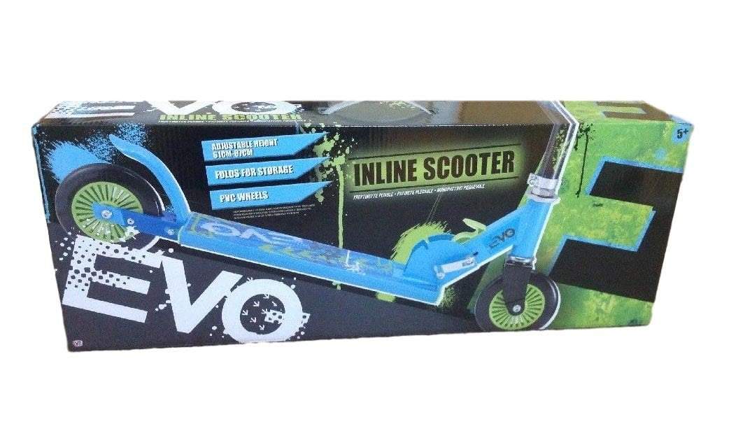 Boys EVO Inline Scooter Childrens Kids Fun 1436842 (Parcel Rate)