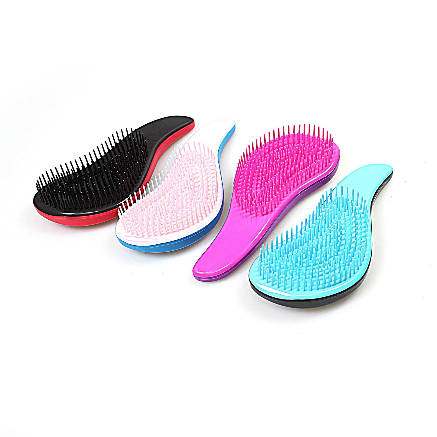 Fancy Smart Plastic Unisex Hair Brush Assorted Colours 3102 (Parcel Rate)
