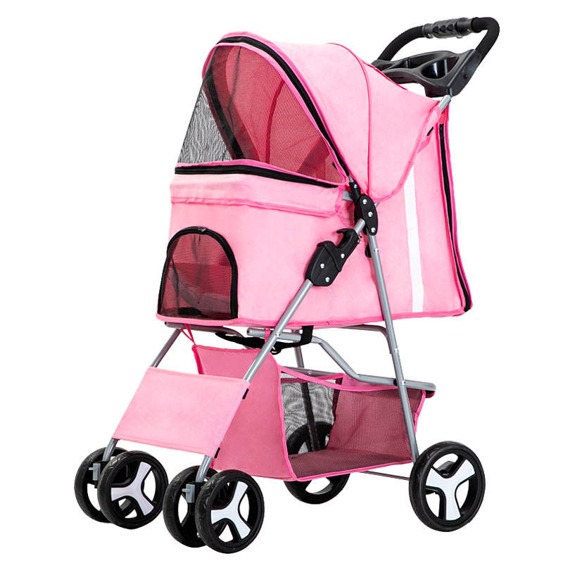 Pet Dog Pram Buggy Stroller 80 x 75 x 40 cm Assorted Colours 6943 (Big Parcel Rate)