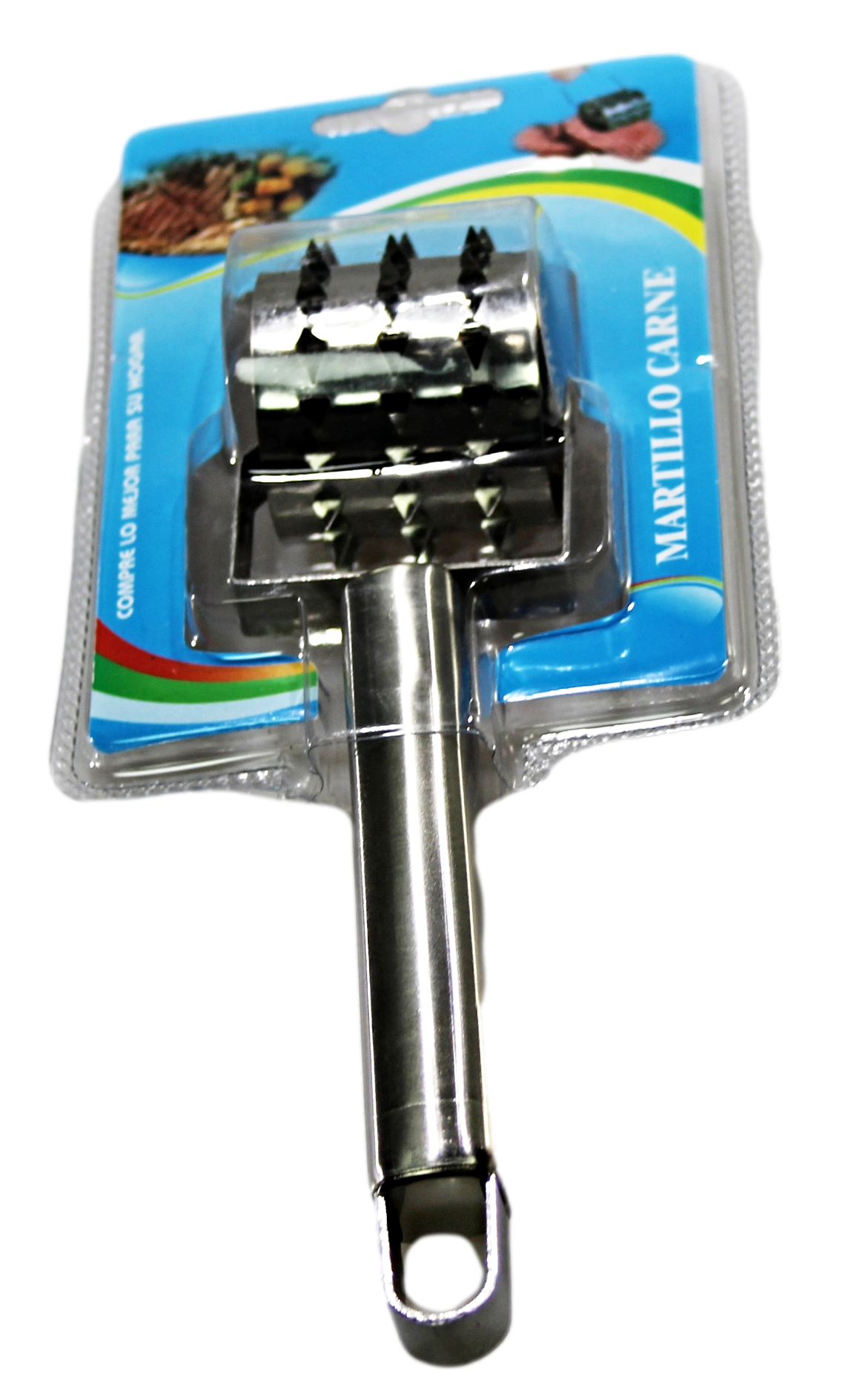 Kitchen Stainless Steel Meat Cookie Roller Tenderizer Hammer Mallet 4052 (Parcel Rate)