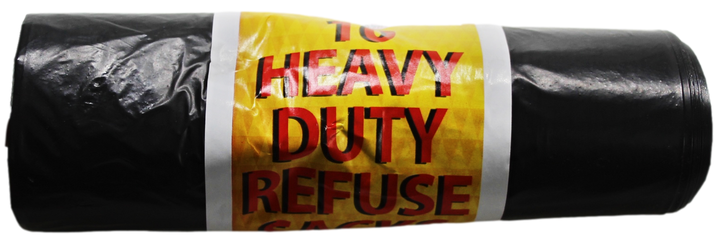 Heavy Duty Refuse Sacks Outdoors Indoor 10Pcs LL5751 (Parcel Rate)