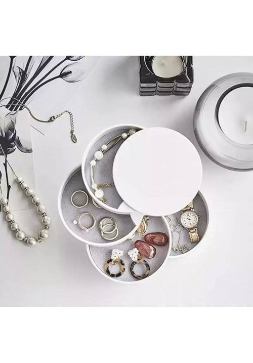 Monar Round 4 Tier Accessory Organiser Plastic MA110 (Parcel rate)