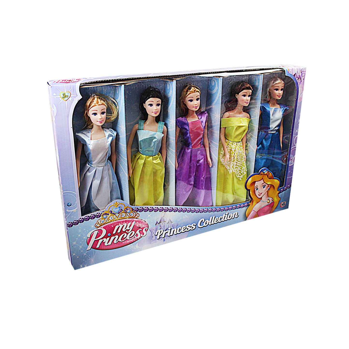 Fairytale Princess Collection Set My Princess Set Pack of 5 8411 (Parcel Rate)