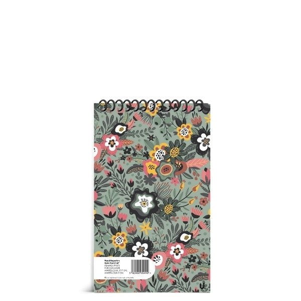 Floral Reporters Note Pad 5"x8" School Assorted Designs P1071 (Parcel Rate)