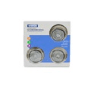 Status GU10 Down Lights in Glossy Retail Box Brushed Nickel 3pk 6772 (Parcel Rate)