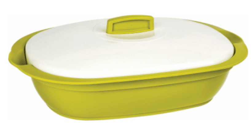 Bellisima Oval Food Storage Container Plastic Assorted Colours BG341 (Parcel Rate)