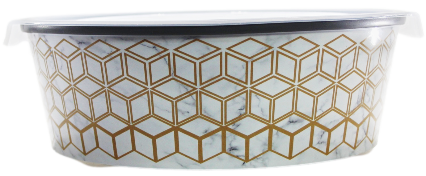 Food Container 2.1 Litre Assorted Designs 23 x 22 x 8 cm SA840 (Parcel Rate)