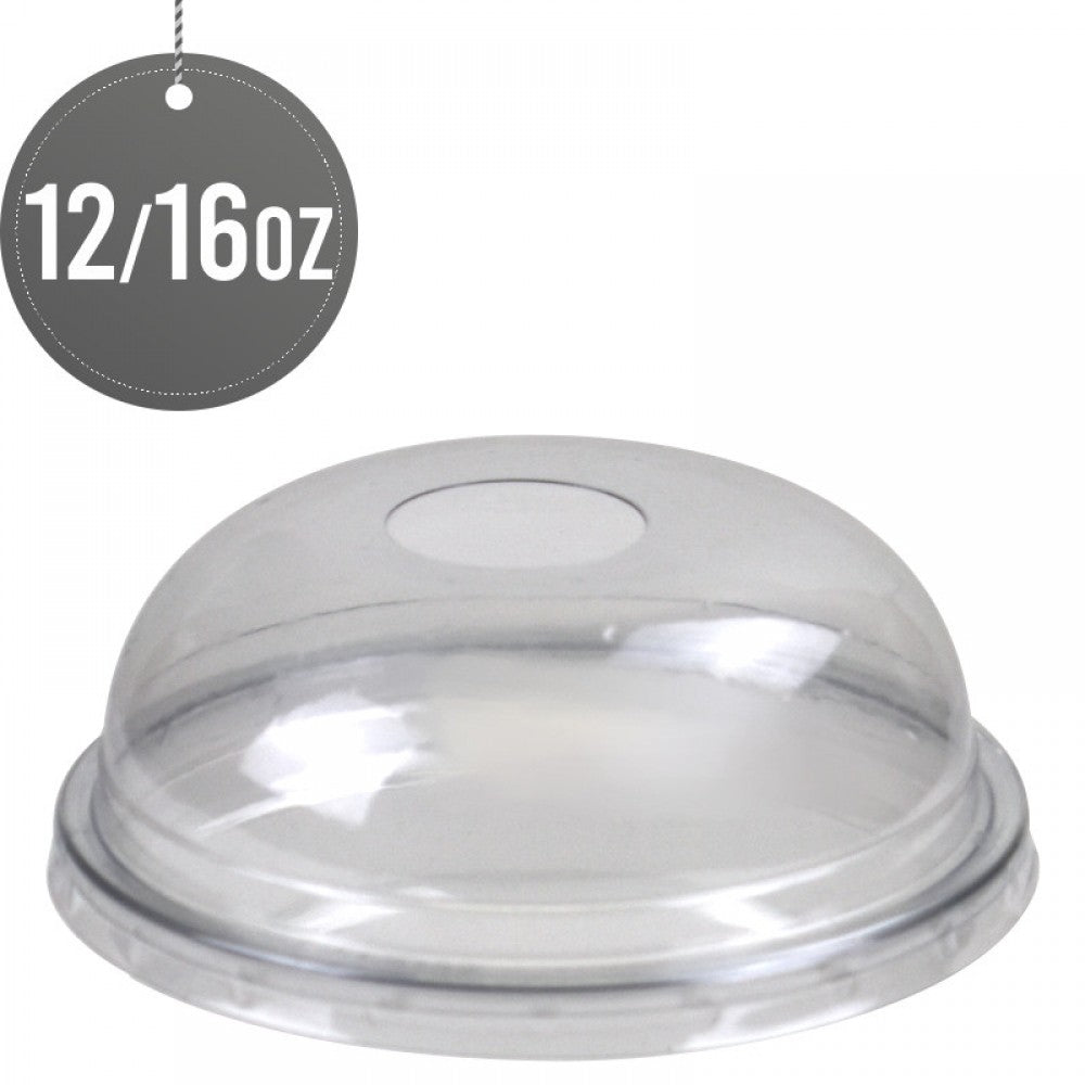 12oz/16oz Smoothie Dome Lids Pack Of 20 ST80584 (Parcel Rate)
