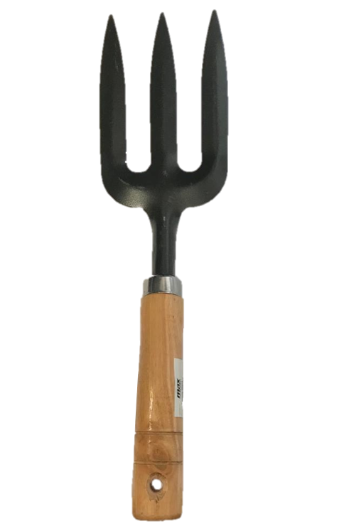 Garden Rake 3 Tooth 30 cm UN1072 (Parcel rate)