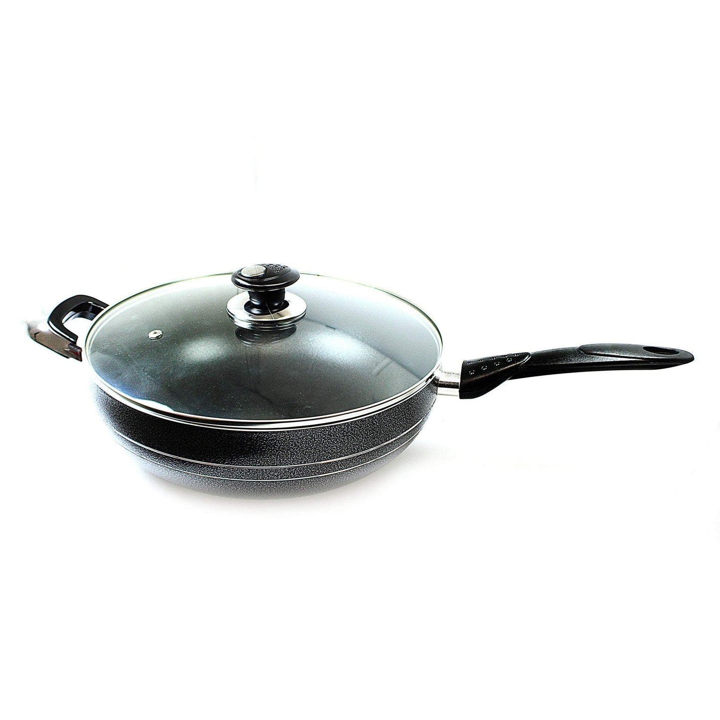 UNA Non Stick Wok Long Handle 30cm Home Kitchen 0211 (Parcel Rate)