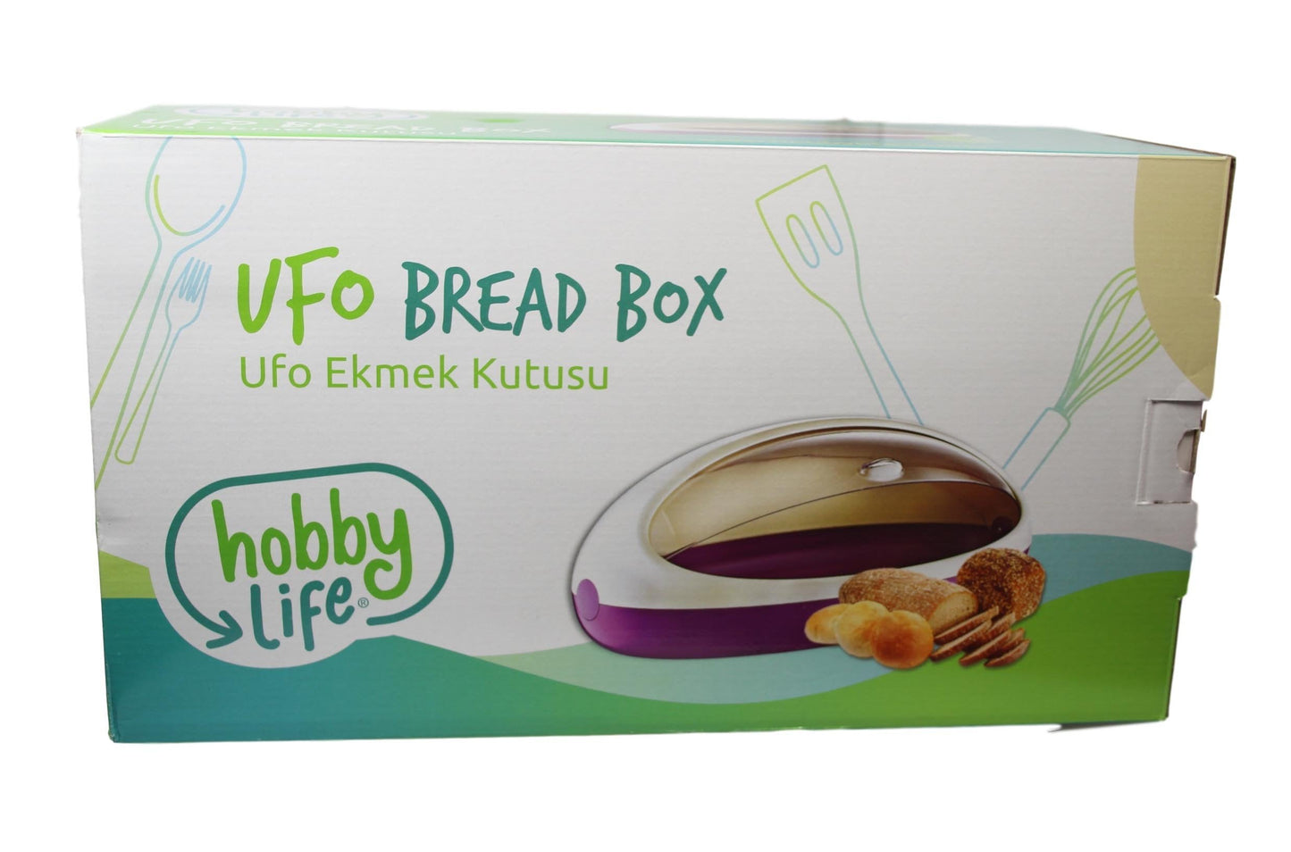 Kitchen Home Use Hobby Life UFO Bread Box 39cm x 25cm 051100 (Parcel Rate)