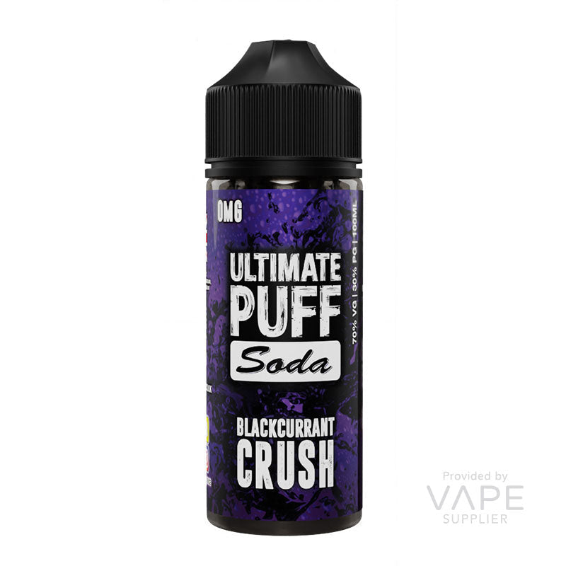 Ultimate Puff Soda Blackcurrant Crush 100ml Shortfill