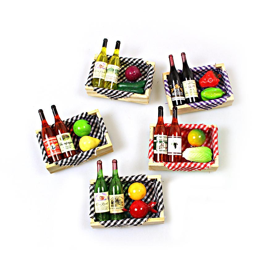 1 Piece Champagne Picnic Basket Style Magnet Design 2103 (Large Letter Rate)