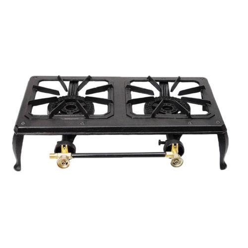 Double Gas Burner Viper Outdoor Camping Gas Stove 10kw (Big Parcel Rate)