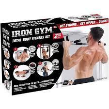 Iron Gym Total Upper Body Workout Perfect For Pull Ups Sit Ups Push Ups & Dips 2371 (Parcel Rate)