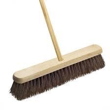 Garden Hard Coco Brush Broom 30 Inch SK28384 B30H (Big Parcel rate)