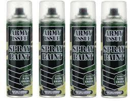 Paint Factory Spray Paint Army Issue No.1 Pale Green 250ml 7388 (Parcel Rate)