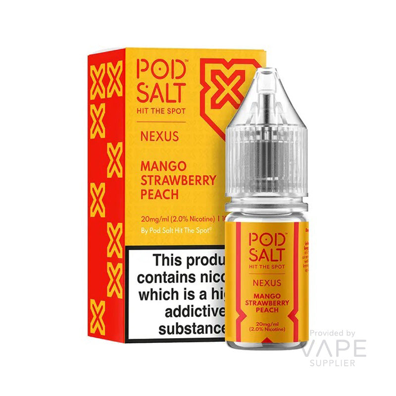 Pod Salt Nexus Mango Strawberry Peach Nic Salts