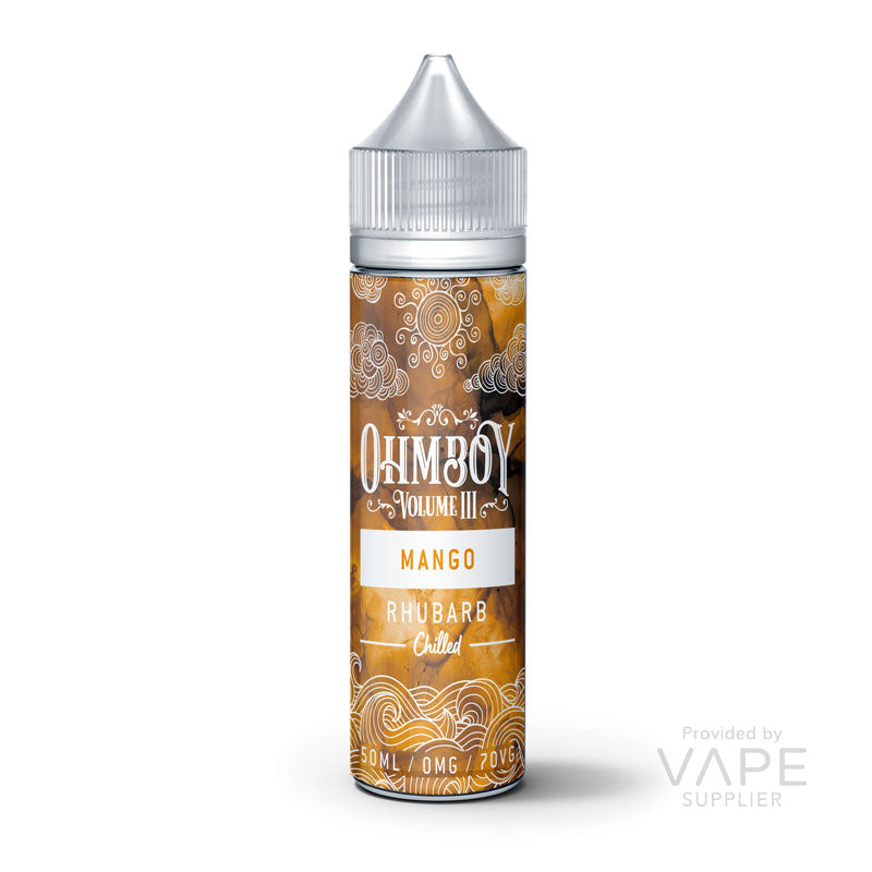 Ohm Boy Volume 3 Mango Rhubarb Chilled 50ml Shortfill