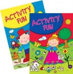 Childrens Girls Boys Educational Activity Fun Books 1 & 2 3641 (Parcel Rate)