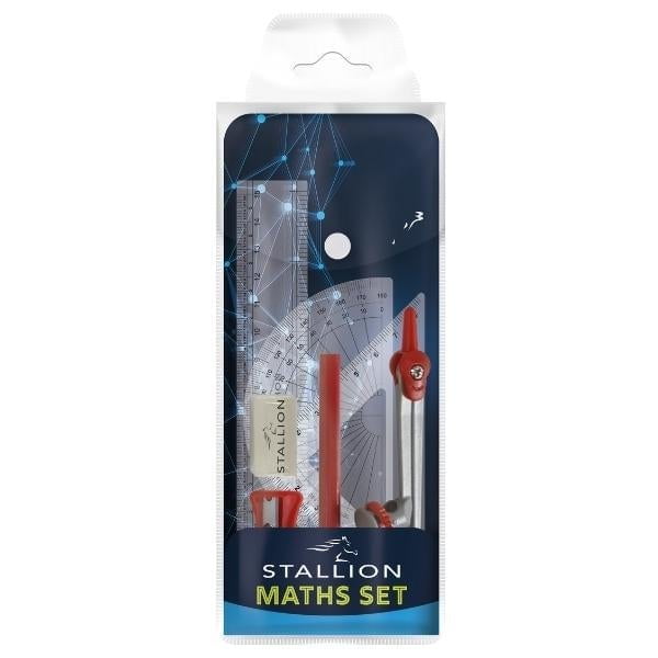 7Pc Maths Student Set School College P3073 (Parcel Rate)