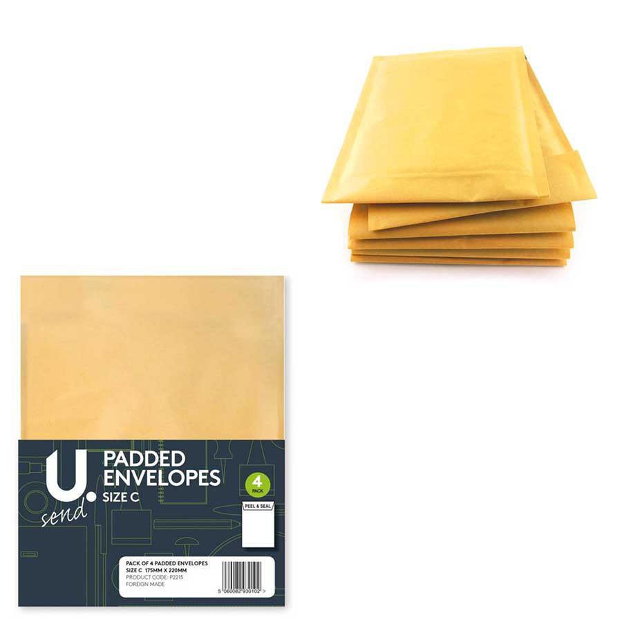 3 Pack Size E Padded Envelopes Home/Office Supplies 220mm x 265mm 3 Pack P2217 (Parcel Rate)