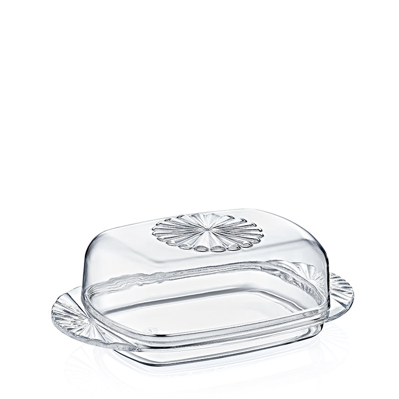 Daisy Butter / Cheese Dish Kitchen Dining 031227 (Parcel Rate)