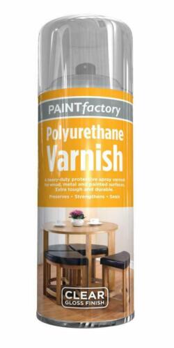 Paint Factory Polyurethane Varnish Clear 400 ml 2697 (Parcel Rate)