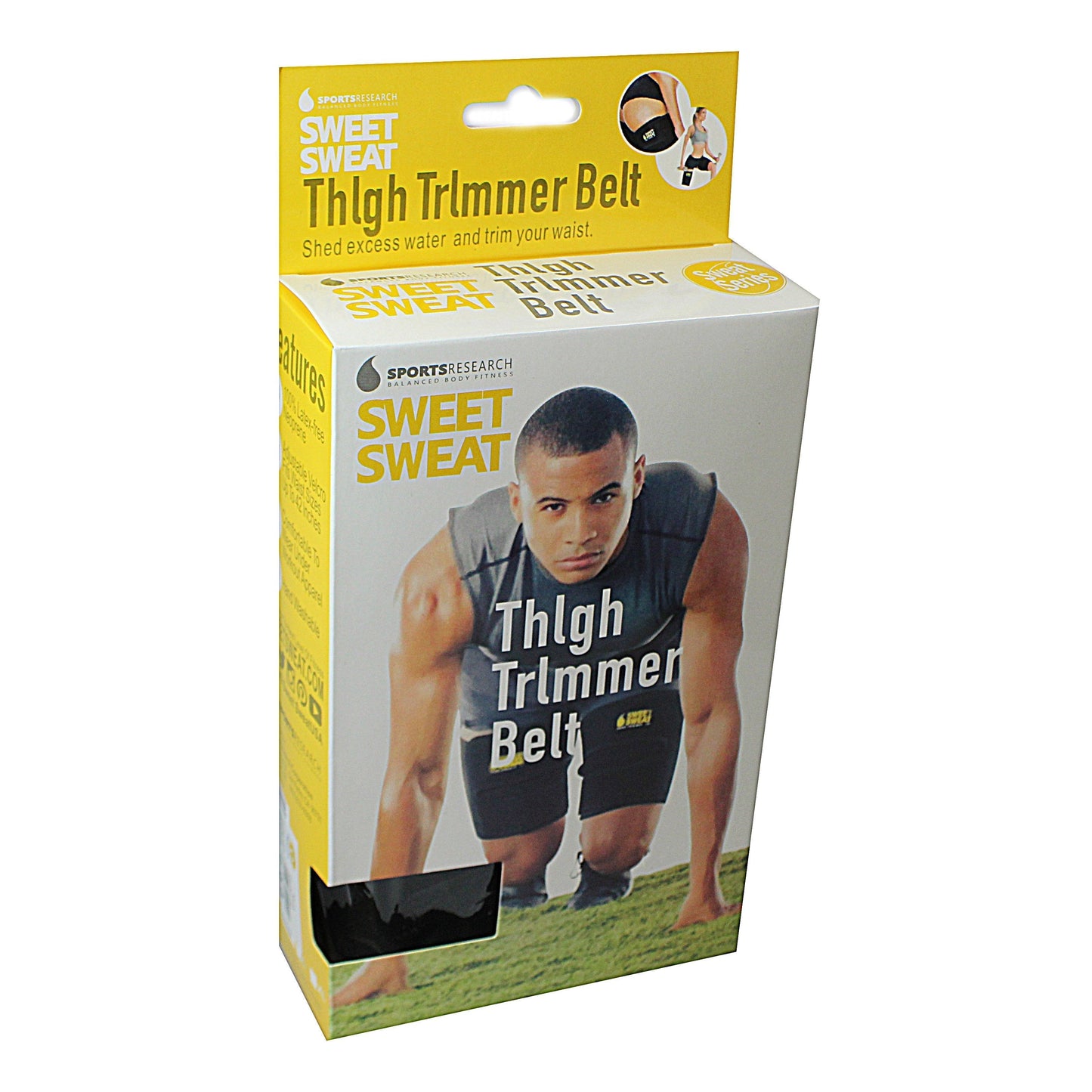 Sweet Sweat Thigh Trimmer Belt Protective Wear Gym Yoga Fitness 4400 (Parcel Rate)