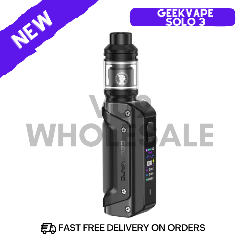 Black GeekVape Aegis Solo 3 Sub Ohm Kit